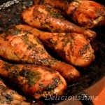 Pieczone udka z kurczaka