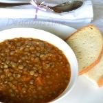 Zupa z zielonej soczewicy