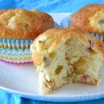 Muffinki z rabarbarem