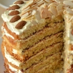 Tort migdałowo-kokosowy