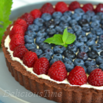 Tarta czekoladowa z owocami