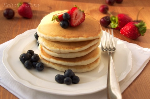 Pancakes - puszyste naleśniki (przepis II)